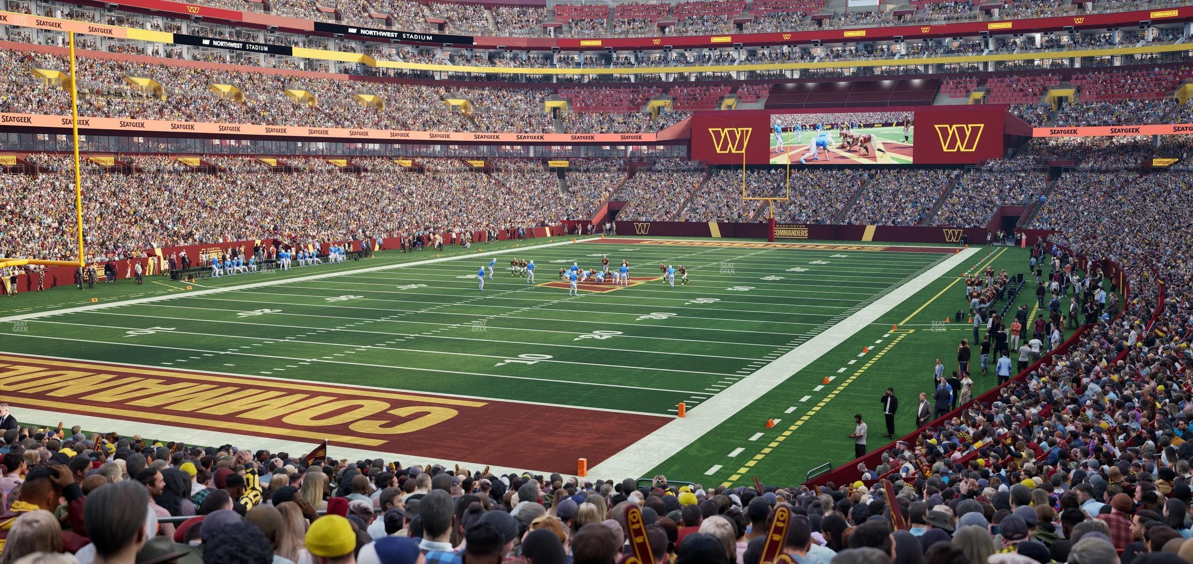 Northwest Stadium - Section 129 Seat View