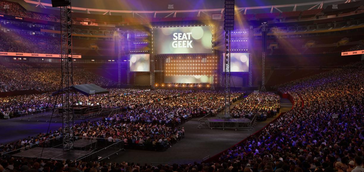 Northwest Stadium - Section 129 Seat View