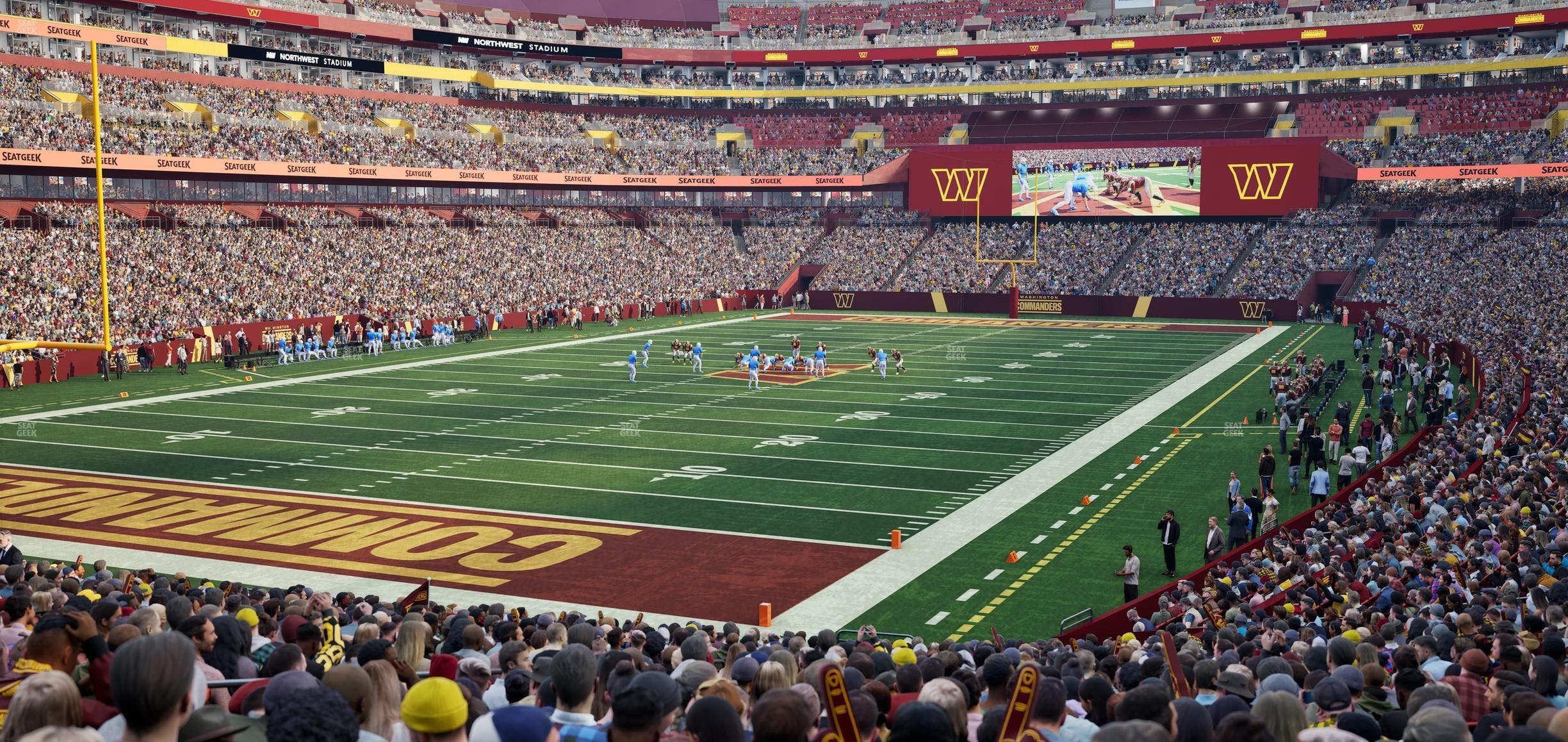 Northwest Stadium - Section 129 Seat View