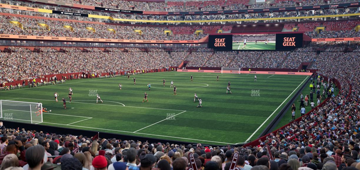 Northwest Stadium - Section 129 Seat View