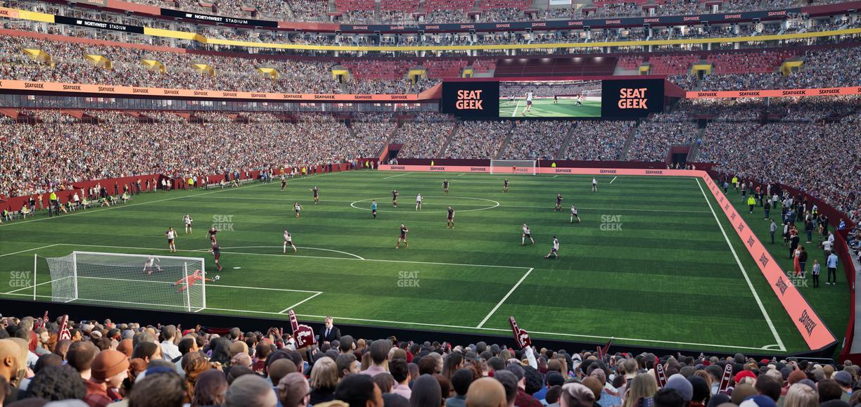 Northwest Stadium - Section 130 Seat View