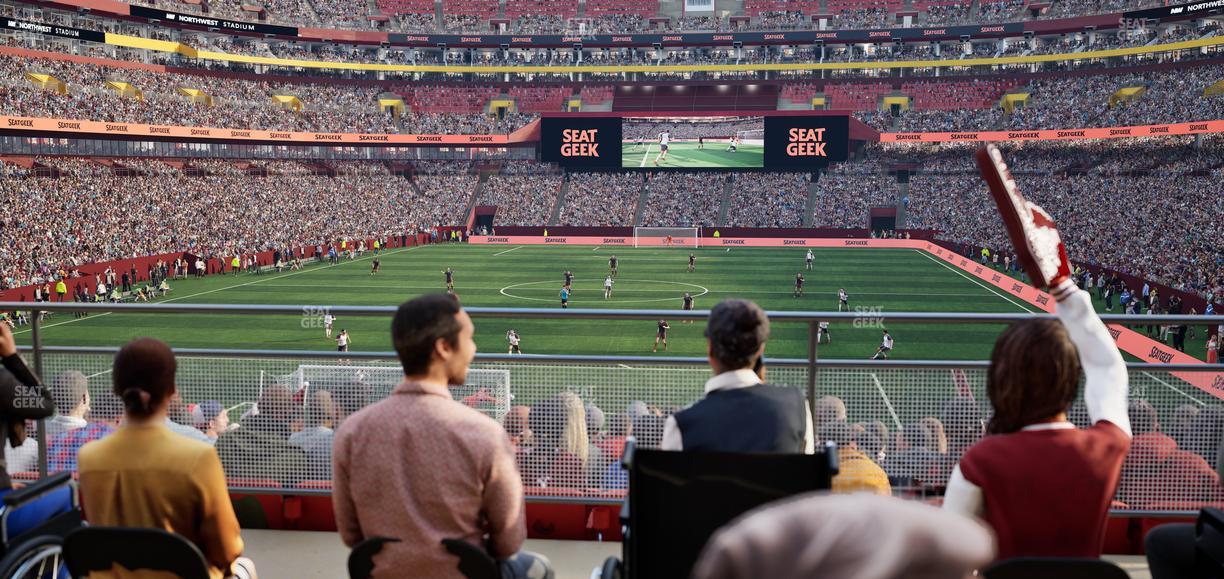 Northwest Stadium - Section 131 Seat View