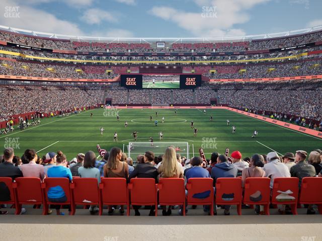 Northwest Stadium - Section 132 Seat View Northwest Stadium - Section 132 Seat View