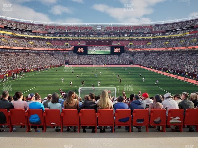 Northwest Stadium - Section 132 Seat View