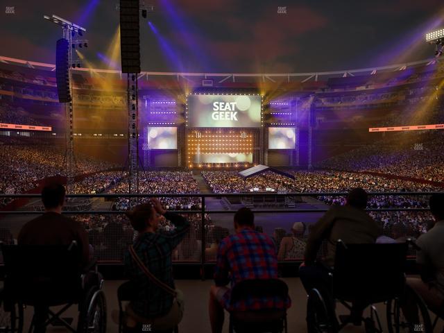 Northwest Stadium - Section 133 Seat View