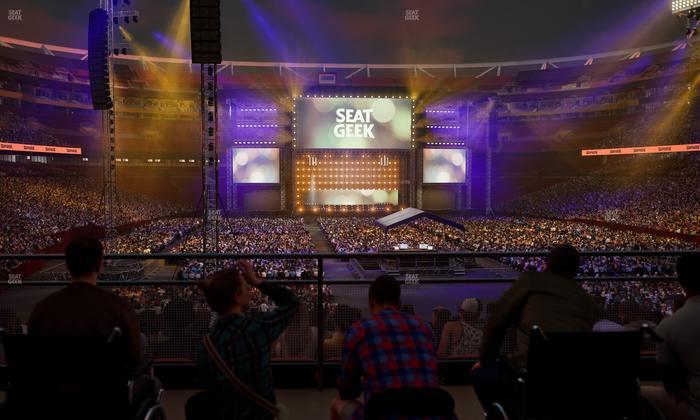 Northwest Stadium - Section 133 Seat View