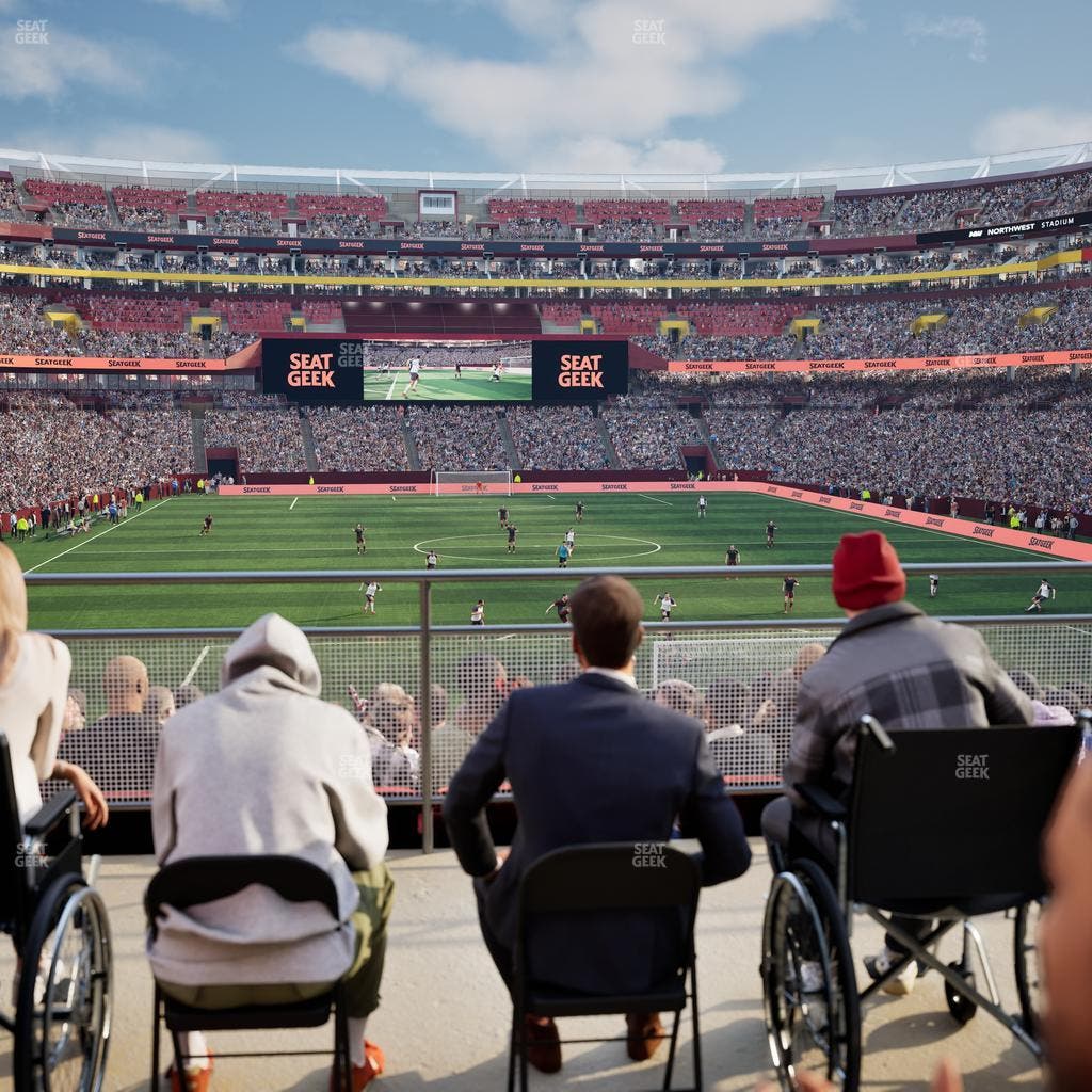 Northwest Stadium - Section 133 Seat View