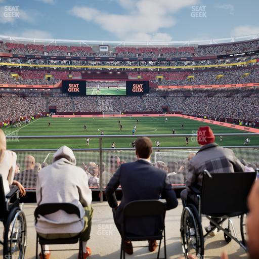 Northwest Stadium - Section 133 Seat View