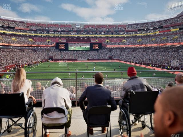 Northwest Stadium - Section 133 Seat View