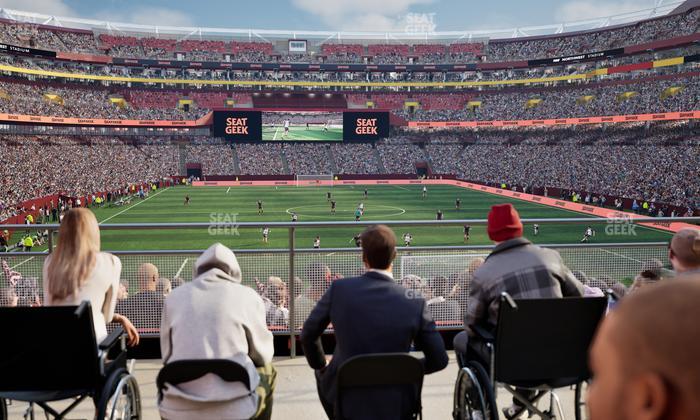 Northwest Stadium - Section 133 Seat View