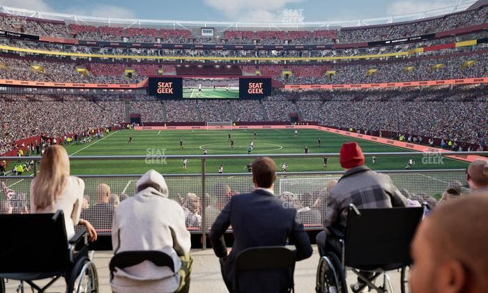 Northwest Stadium - Section 133 Seat View