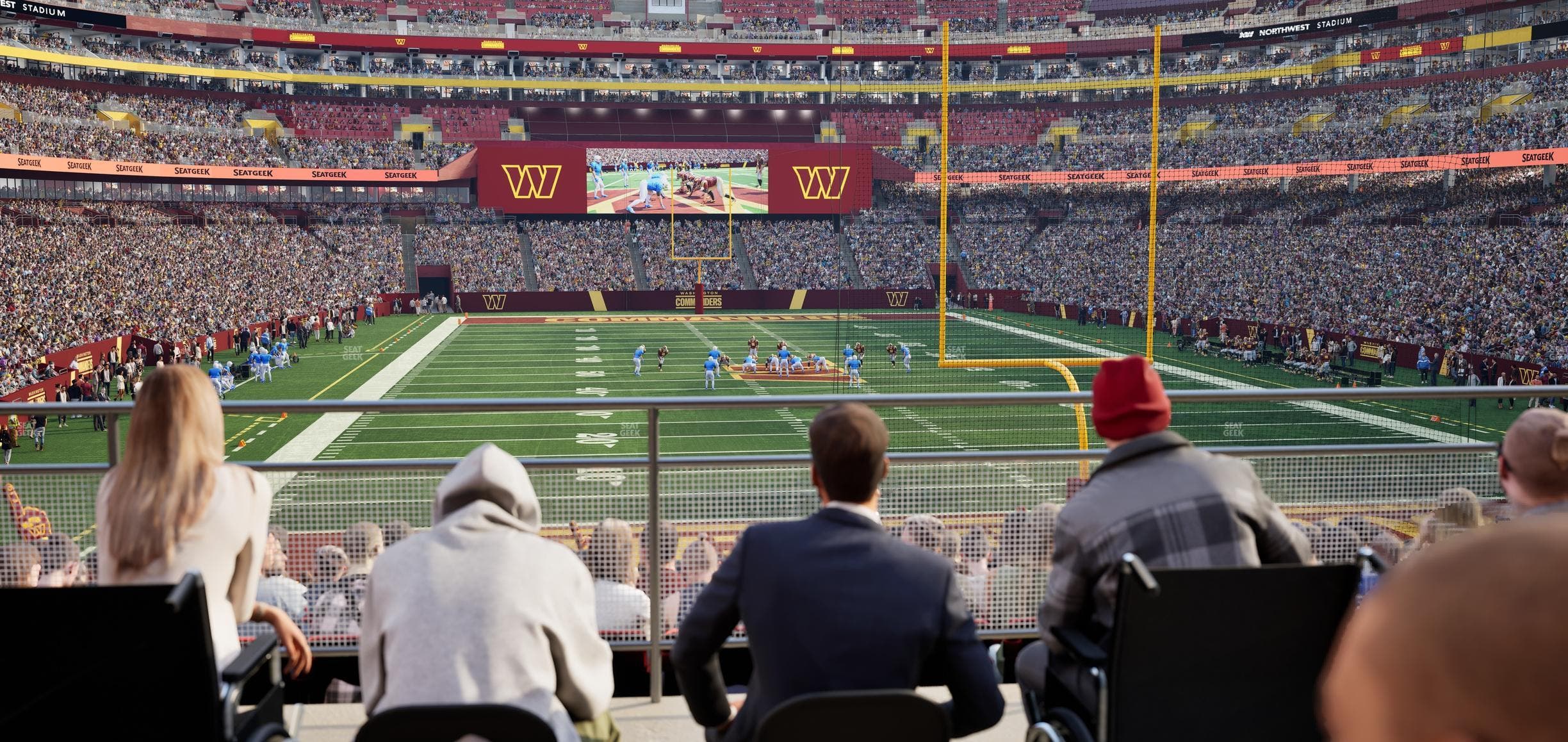 Northwest Stadium - Section 133 Seat View