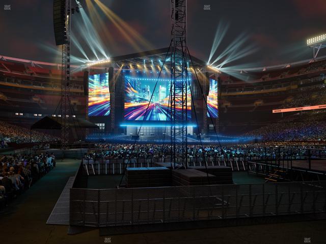 Northwest Stadium - Section 134 Seat View