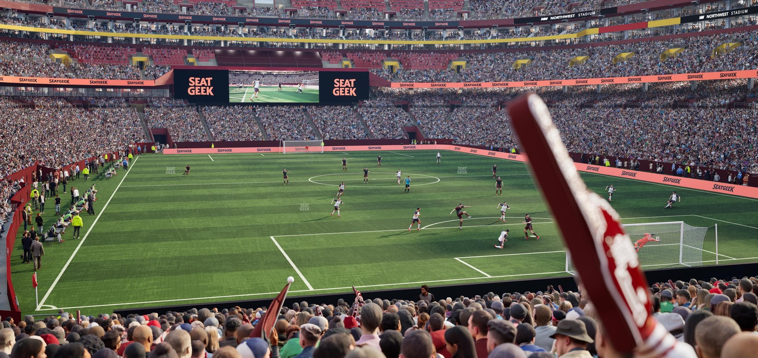 Northwest Stadium - Section 134 Seat View