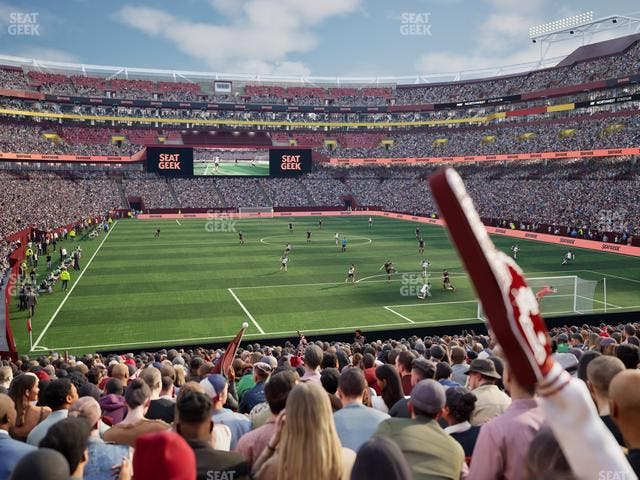 Northwest Stadium - Section 134 Seat View