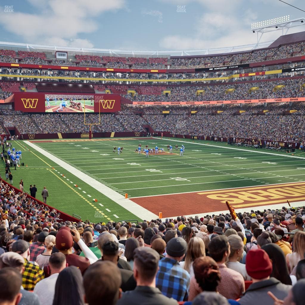 Northwest Stadium - Section 135 Seat View