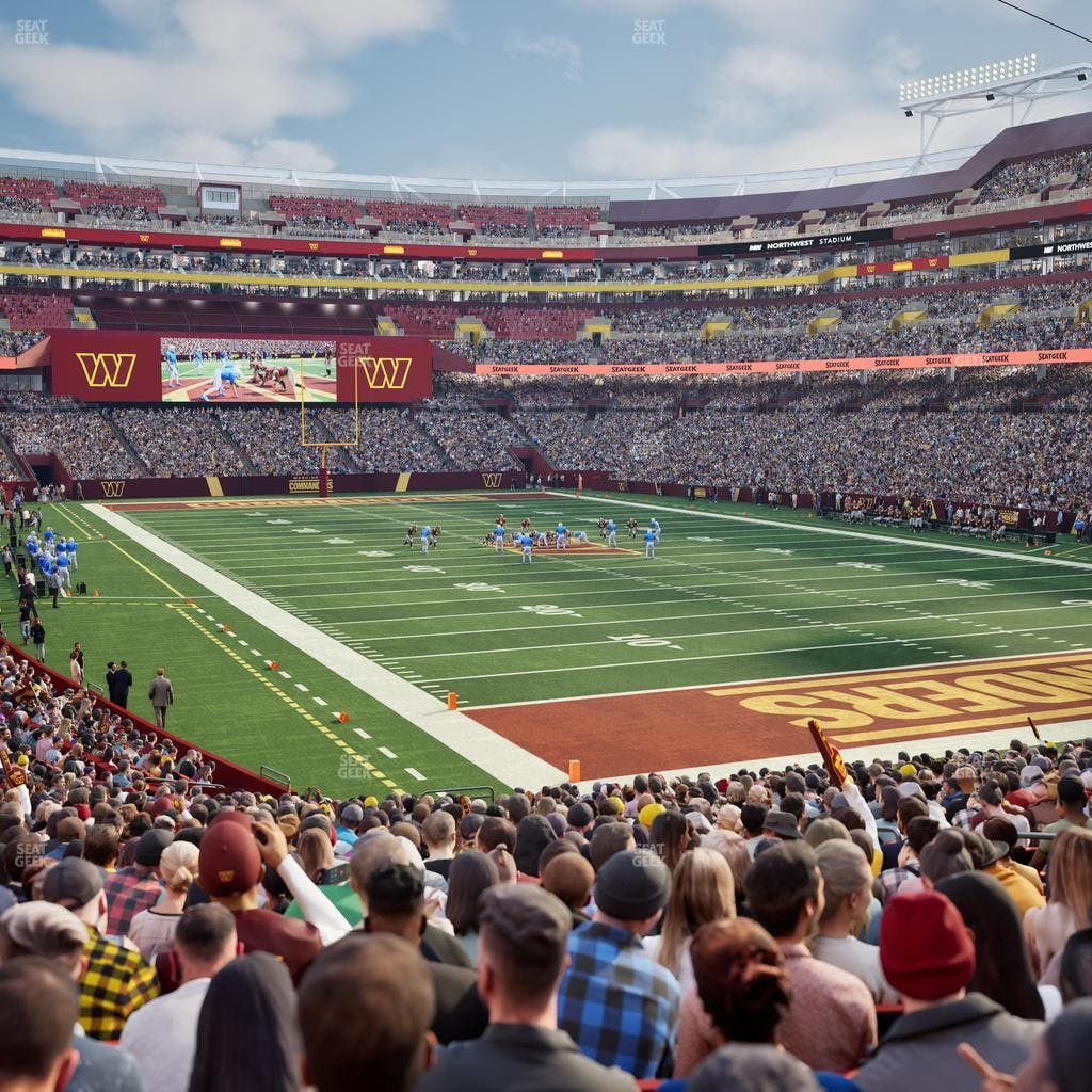 Northwest Stadium - Section 135 Seat View