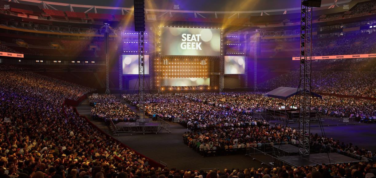 Northwest Stadium - Section 135 Seat View