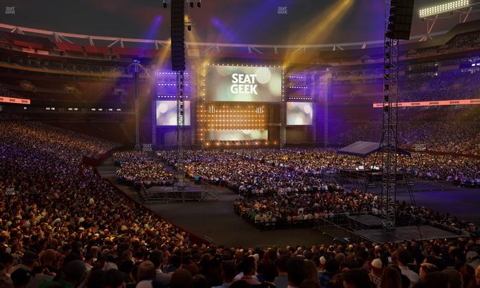 Northwest Stadium - Section 135 Seat View