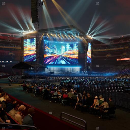 Northwest Stadium - Section 135 Seat View