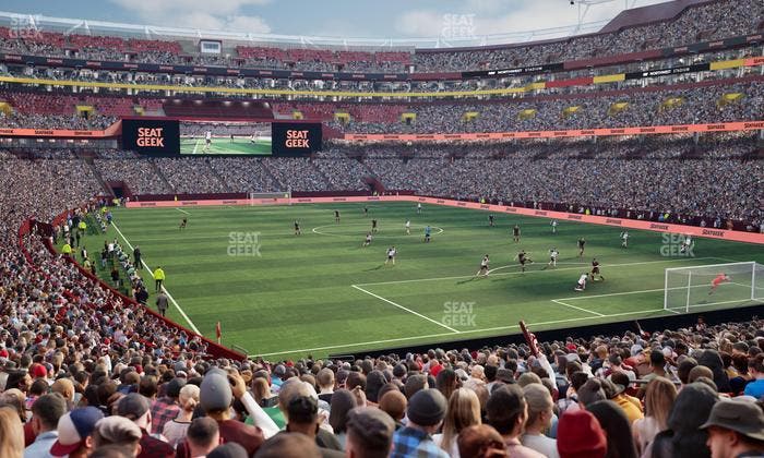 Northwest Stadium - Section 135 Seat View