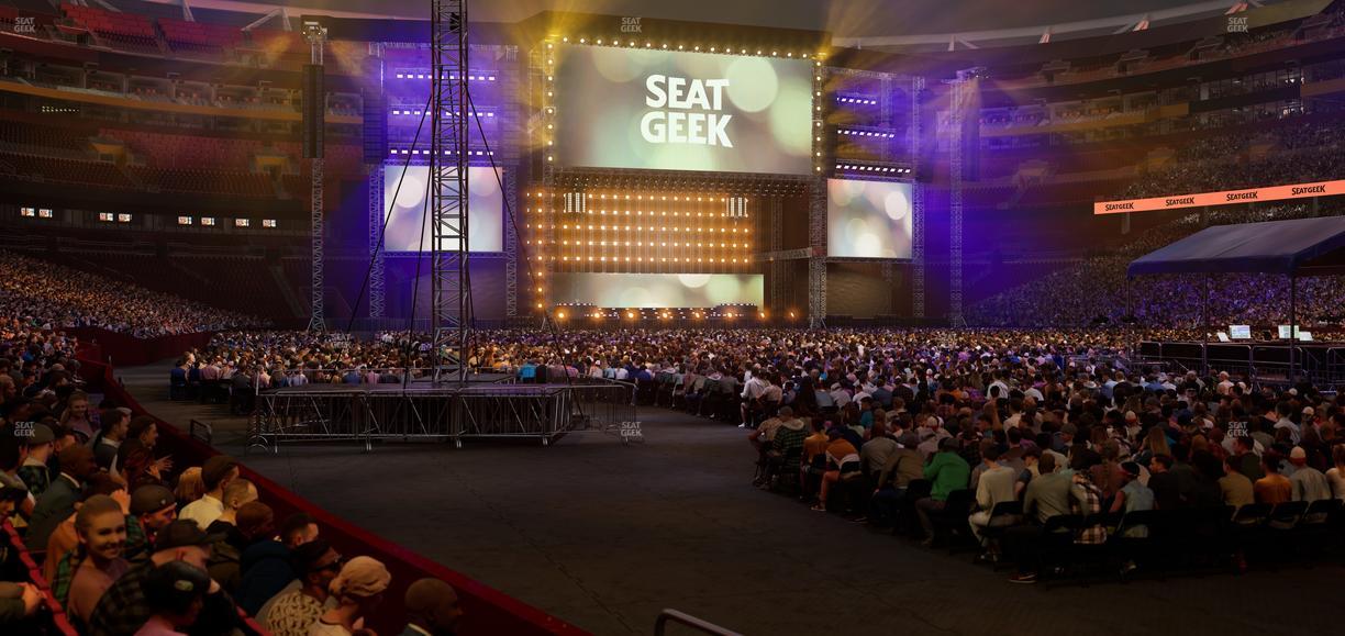 Northwest Stadium - Section 135 Seat View