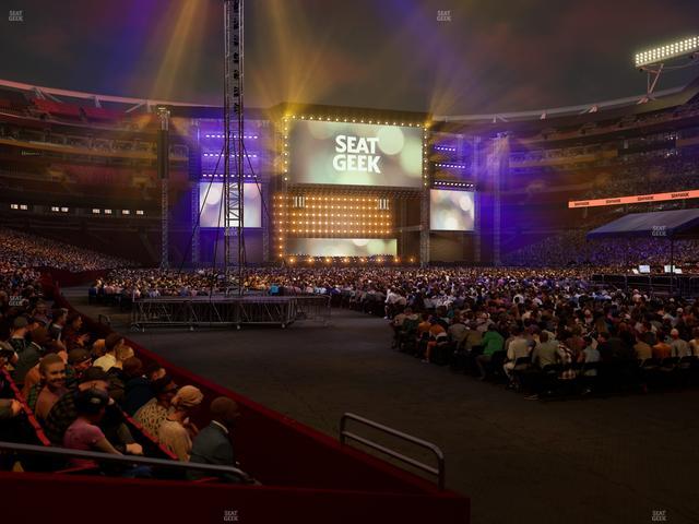 Northwest Stadium - Section 135 Seat View