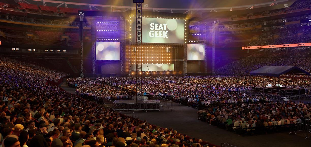 Northwest Stadium - Section 136 Seat View