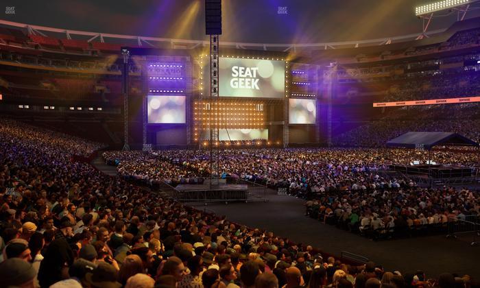 Northwest Stadium - Section 136 Seat View