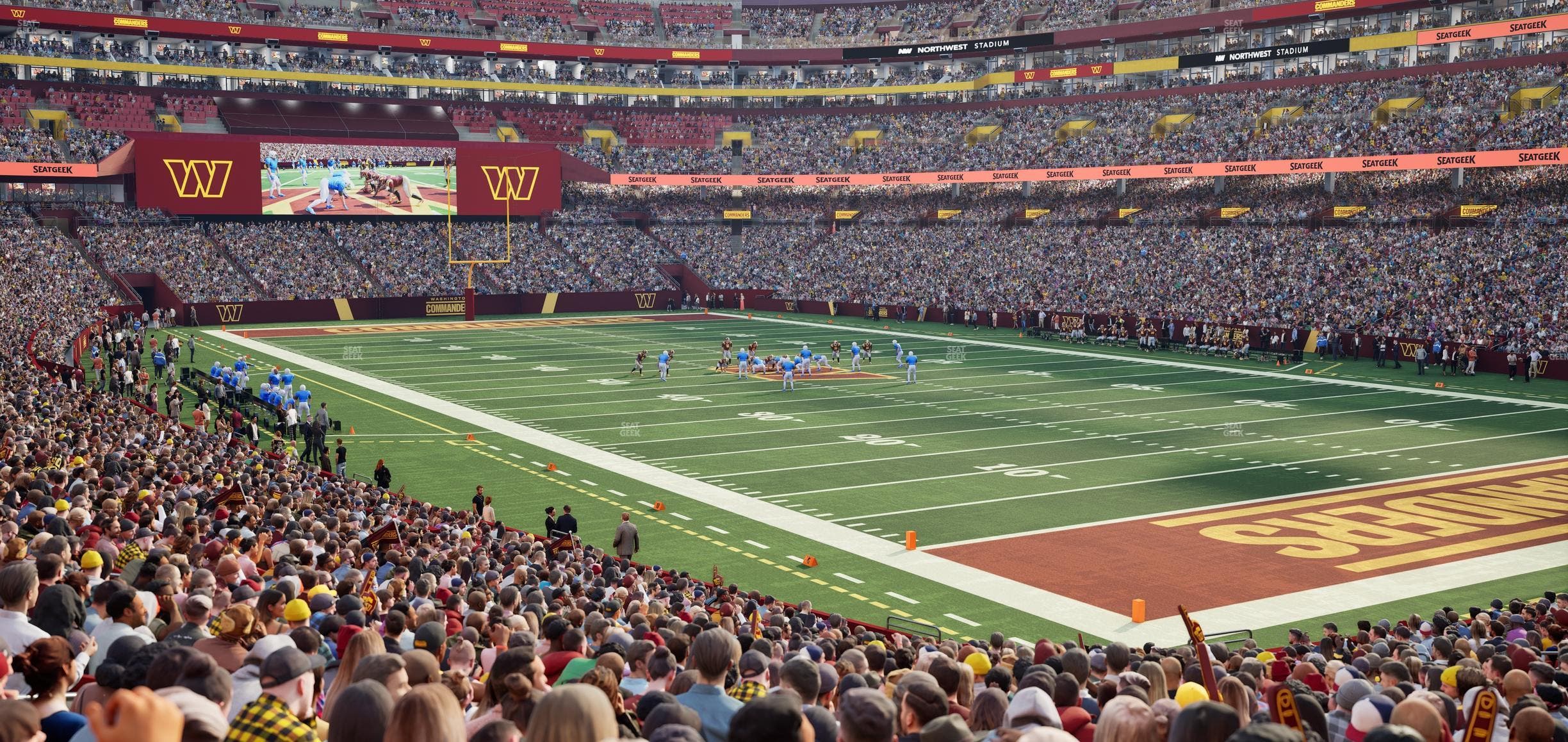 Northwest Stadium - Section 136 Seat View