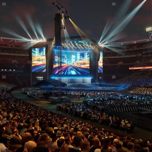 Northwest Stadium - Section 136 Seat View