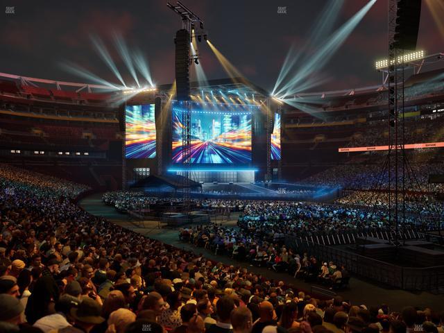 Northwest Stadium - Section 136 Seat View