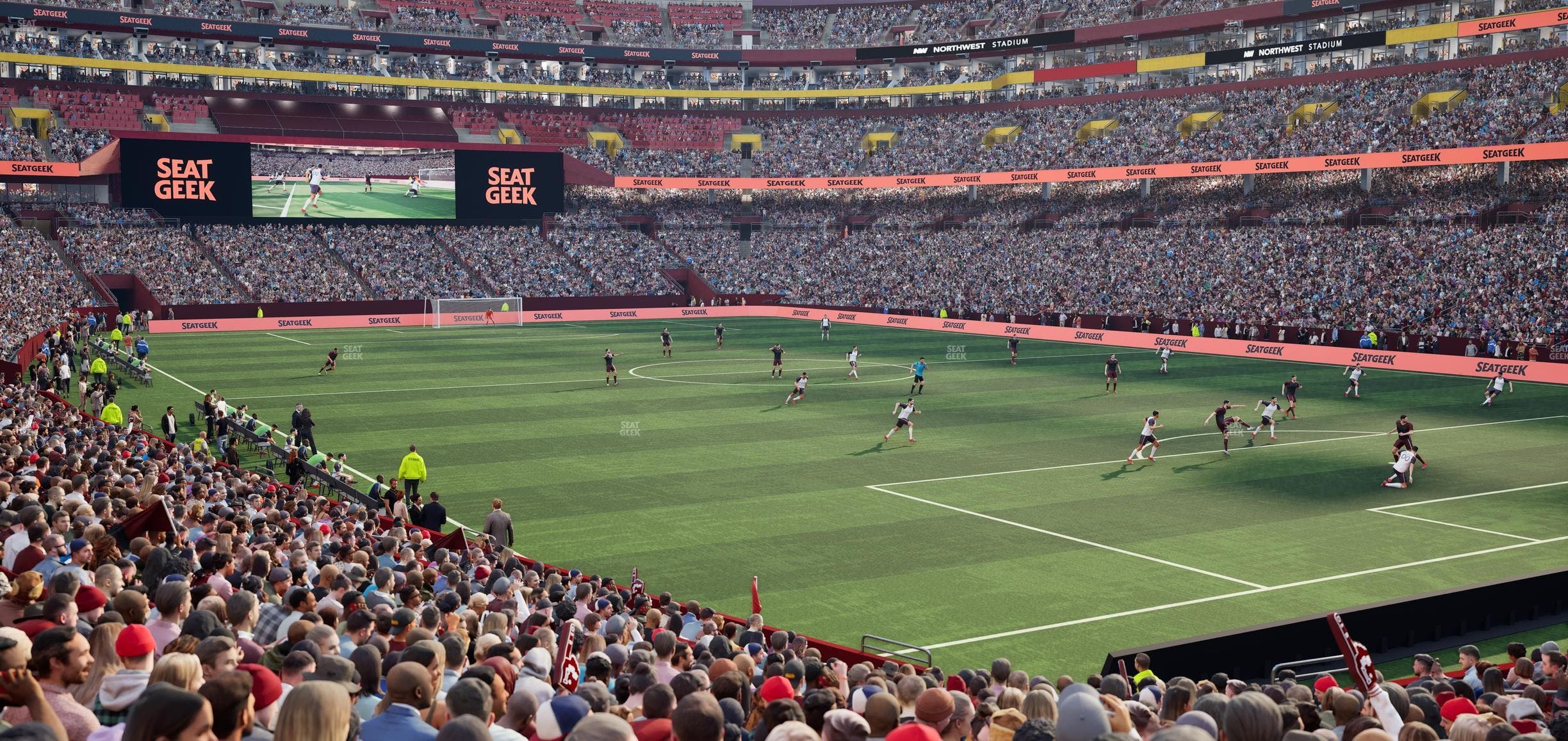 Northwest Stadium - Section 136 Seat View