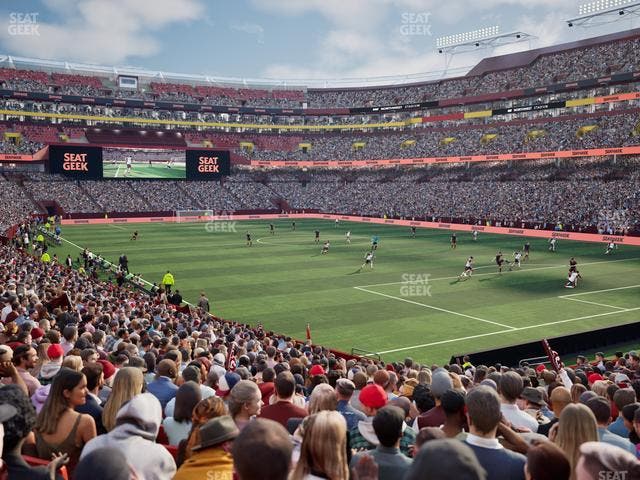 Northwest Stadium - Section 136 Seat View