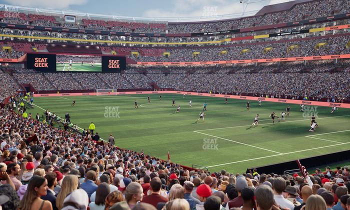 Northwest Stadium - Section 136 Seat View