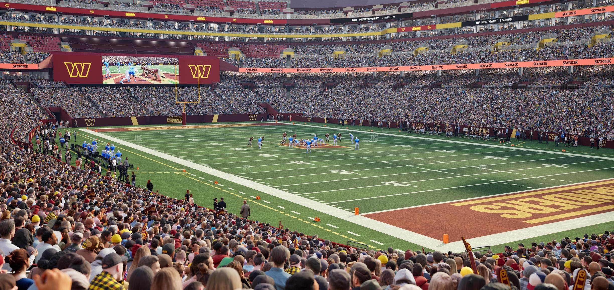 Northwest Stadium - Section 136 Seat View
