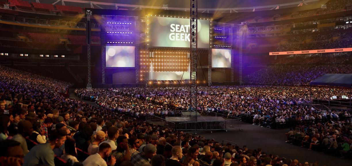 Northwest Stadium - Section 137 Seat View