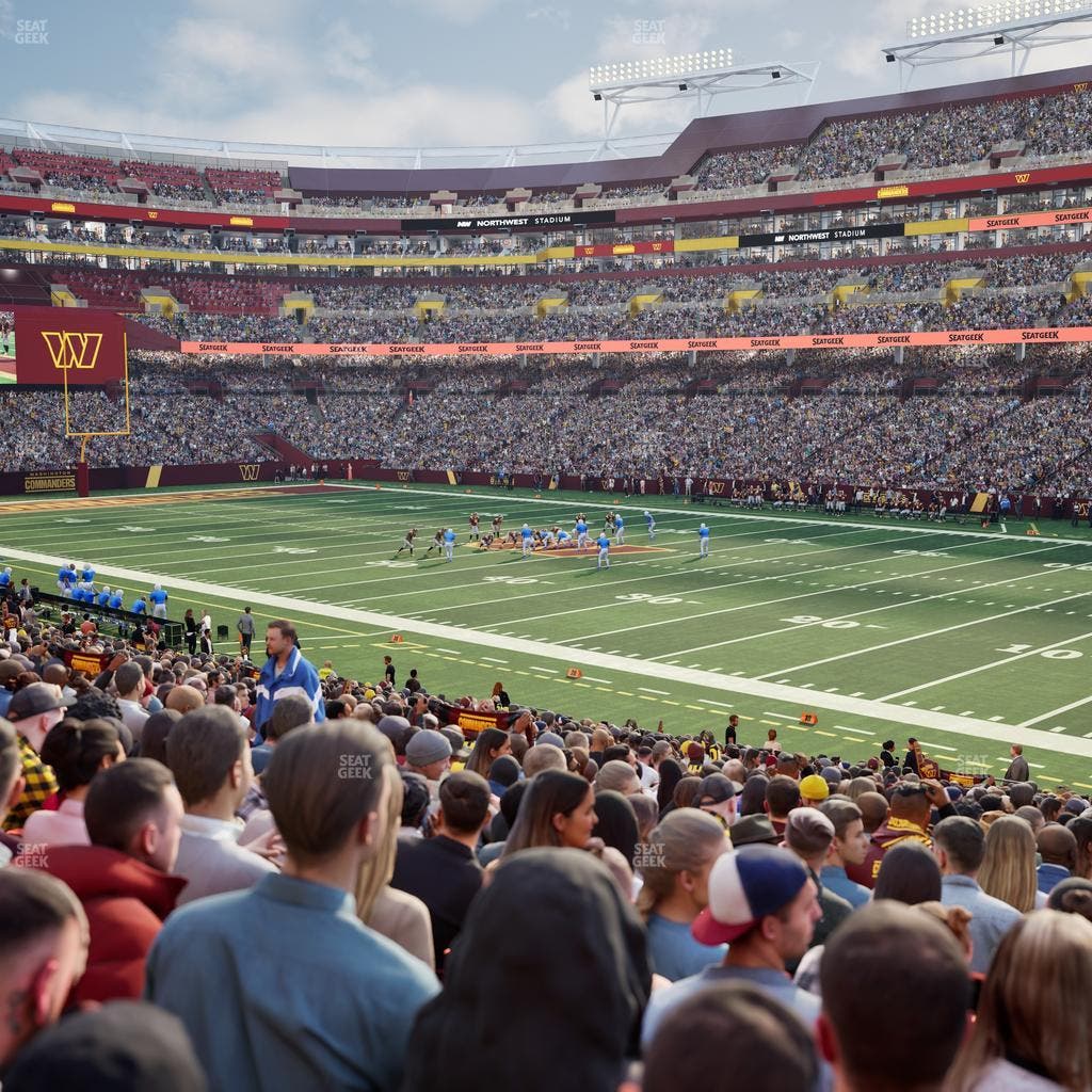 Northwest Stadium - Section 138 Seat View