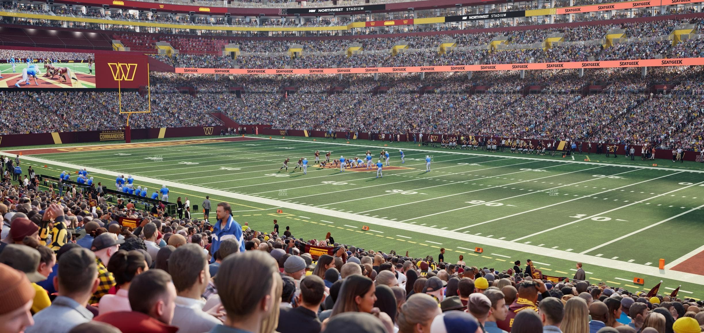 Northwest Stadium - Section 138 Seat View