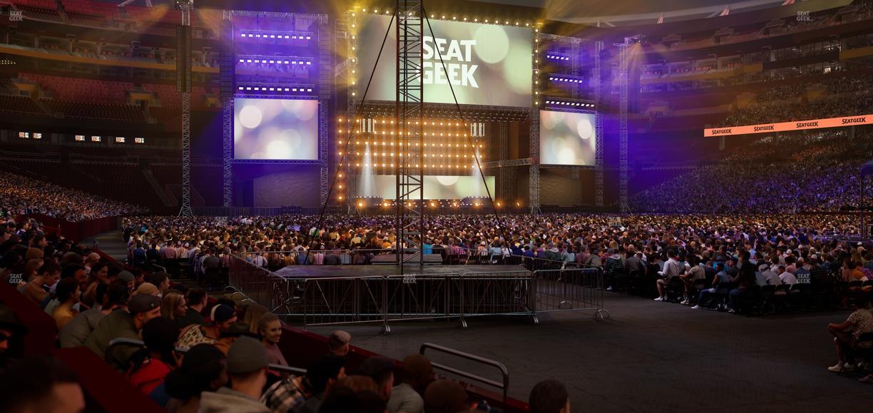 Northwest Stadium - Section 138 Seat View