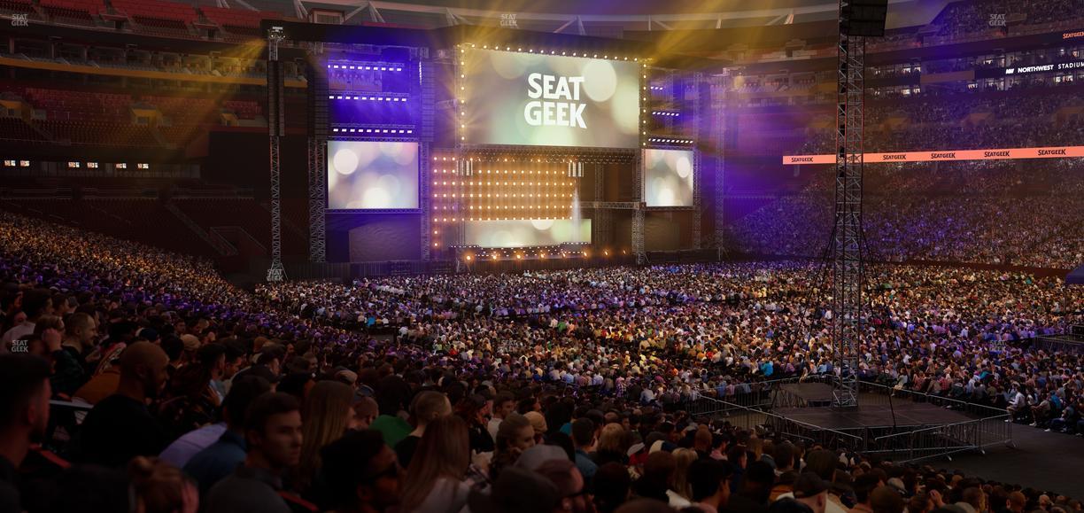 Northwest Stadium - Section 138 Seat View