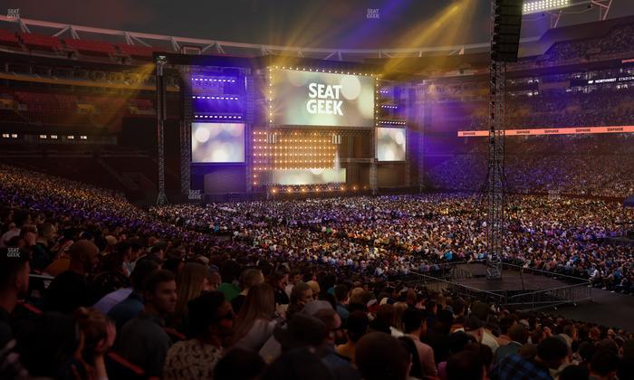 Northwest Stadium - Section 138 Seat View