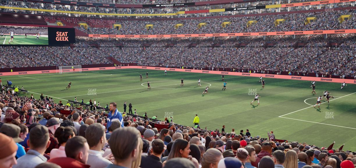 Northwest Stadium - Section 138 Seat View