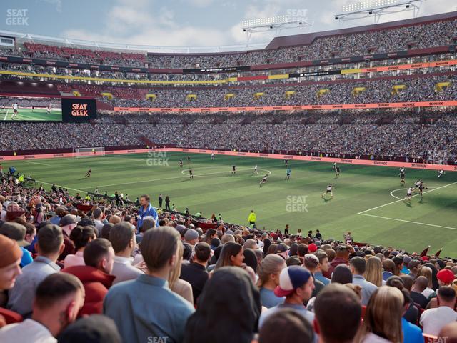 Northwest Stadium - Section 138 Seat View Northwest Stadium - Section 138 Seat View