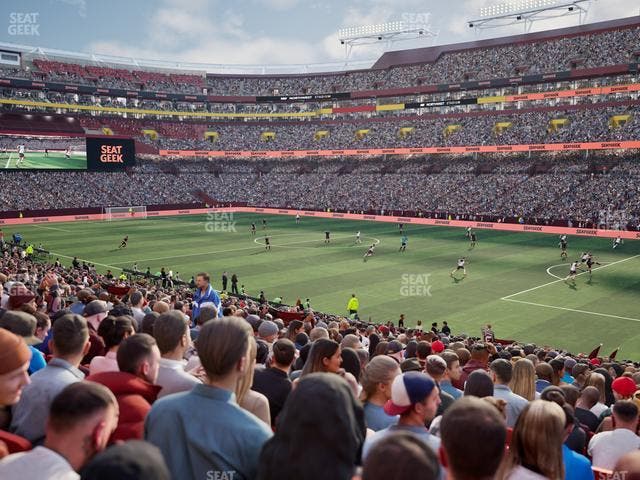 Northwest Stadium - Section 138 Seat View