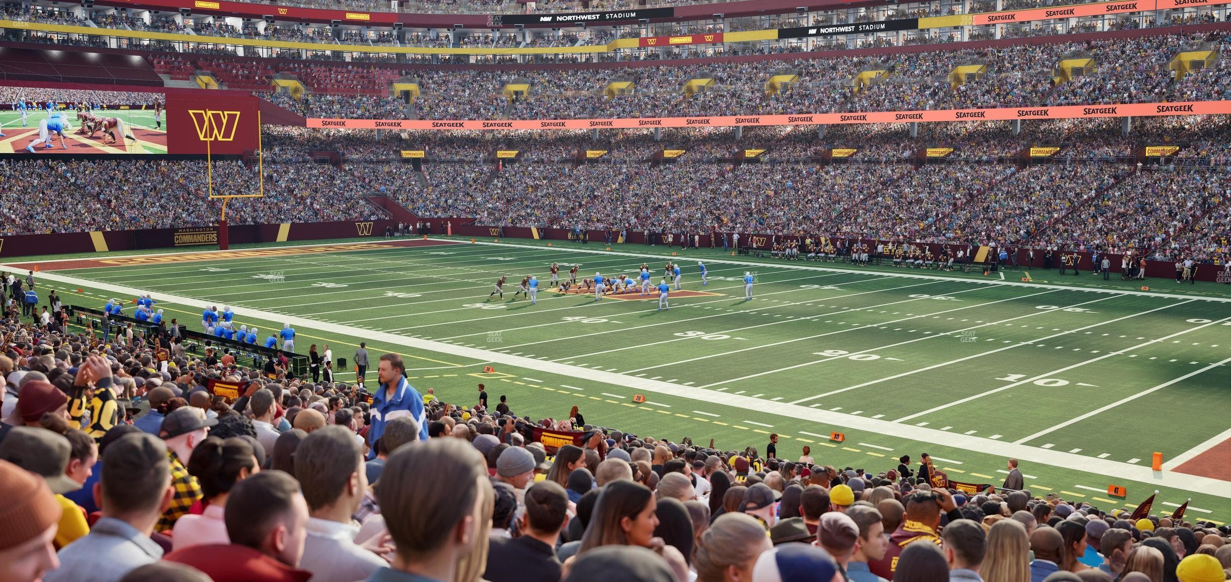 Northwest Stadium - Section 138 Seat View