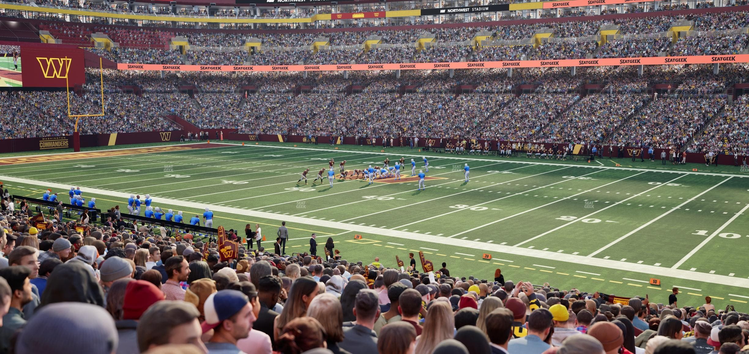 Northwest Stadium - Section 139 Seat View