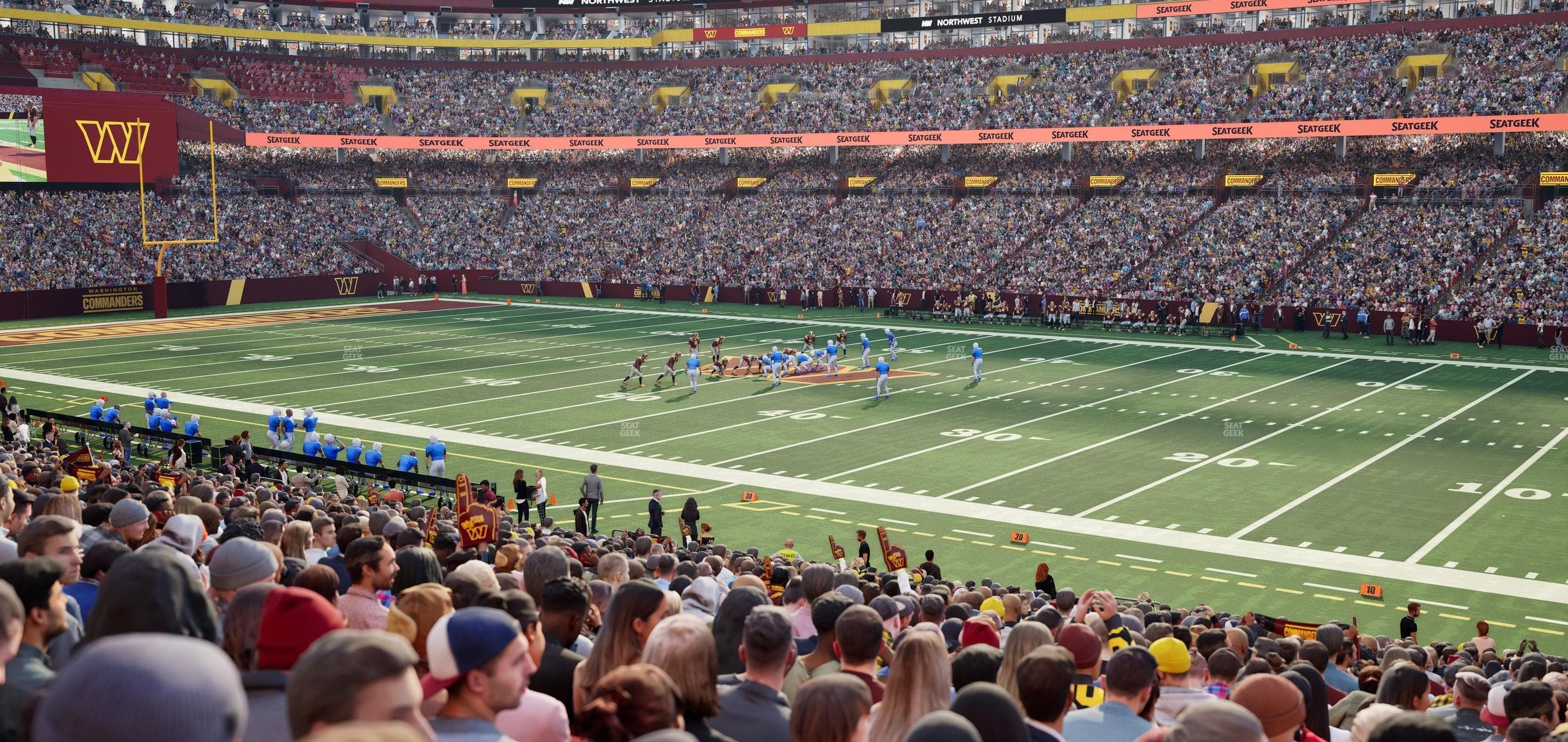 Northwest Stadium - Section 139 Seat View