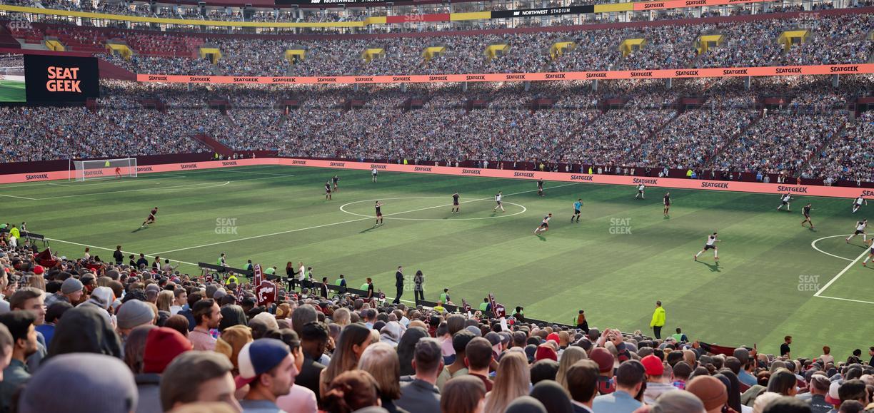 Northwest Stadium - Section 139 Seat View