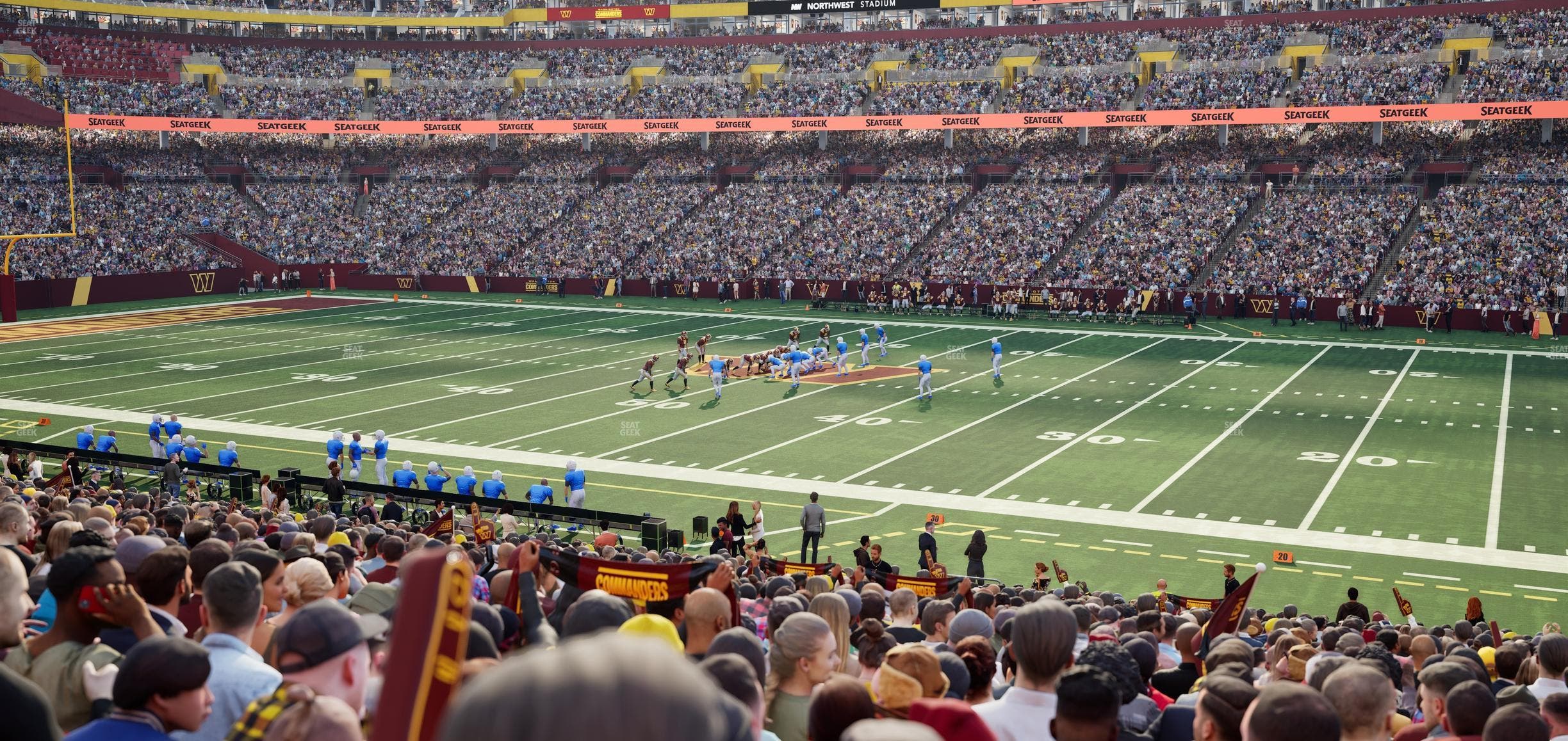 Northwest Stadium - Section 140 Seat View